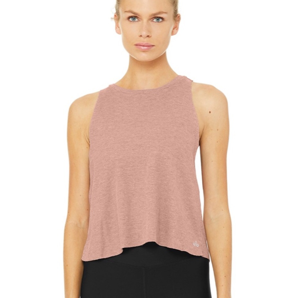 ALO Yoga Flow Tank Thermal Smoky Quartz - S